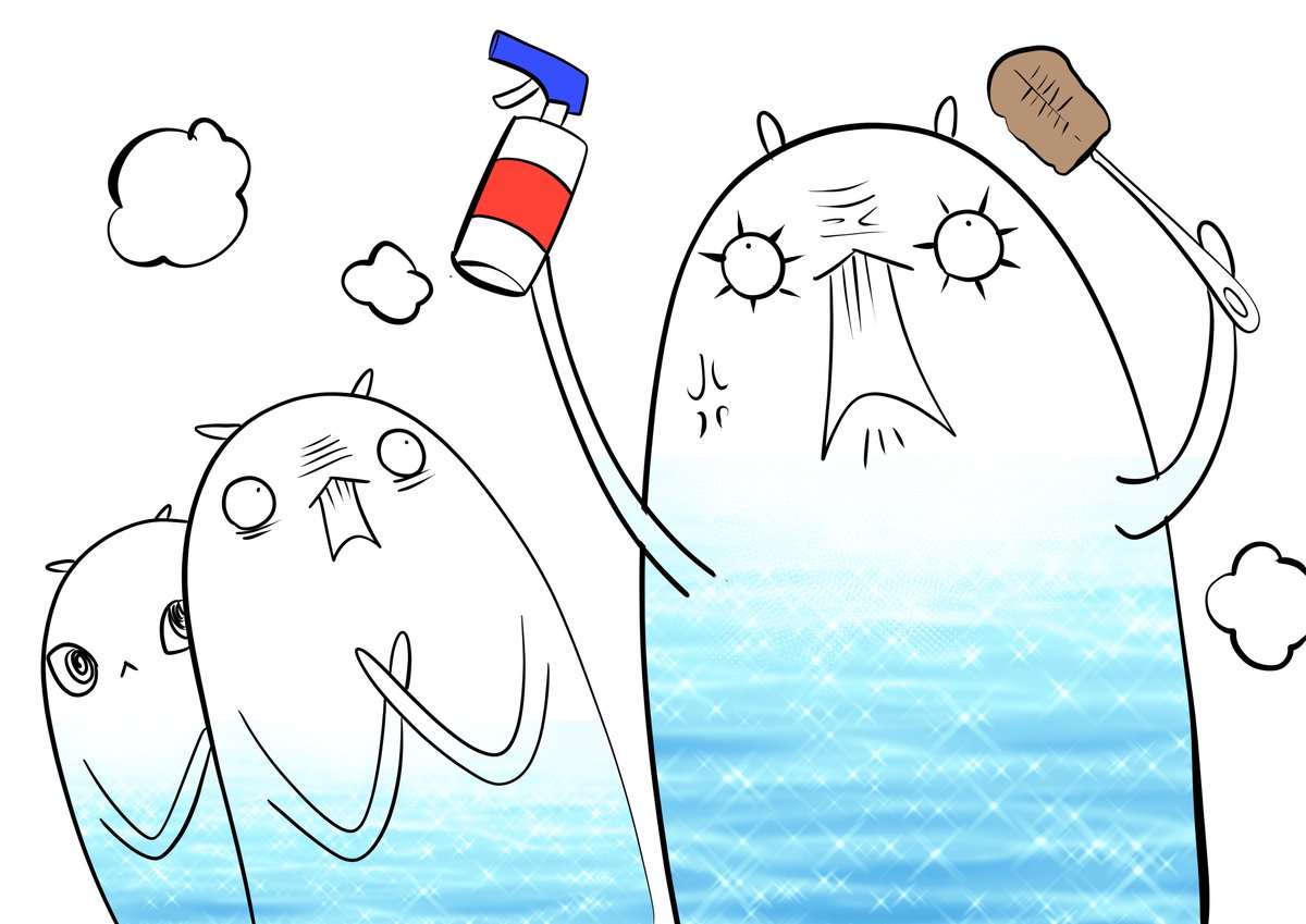 最近忙しくて漫画描けてません。
今年中にもう一回謎生物まとめられるといいなぁ。 