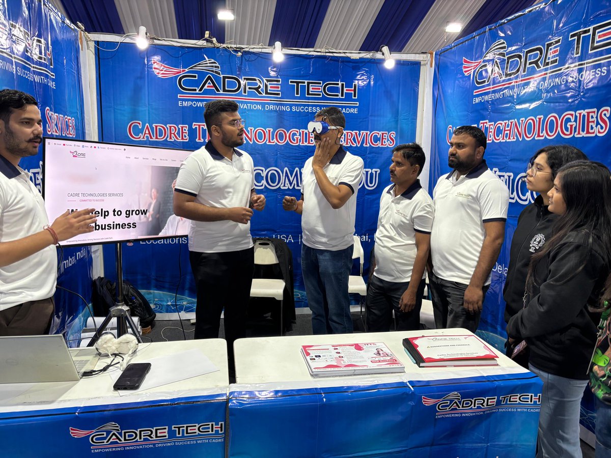 khanmuneer33's tweet photo. It was a privilege to host visually impaired people from the different sectors of society at Cadre Tech on Day 1 of TechFest'24 at IIT Bombay. We were deeply moved by their positive feedback and are grateful for the opportunity to assist them. #TechFest24 #Accessibility #inclusion @PrinSciAdvOff @DmKheri
@ani_digital #Engineering