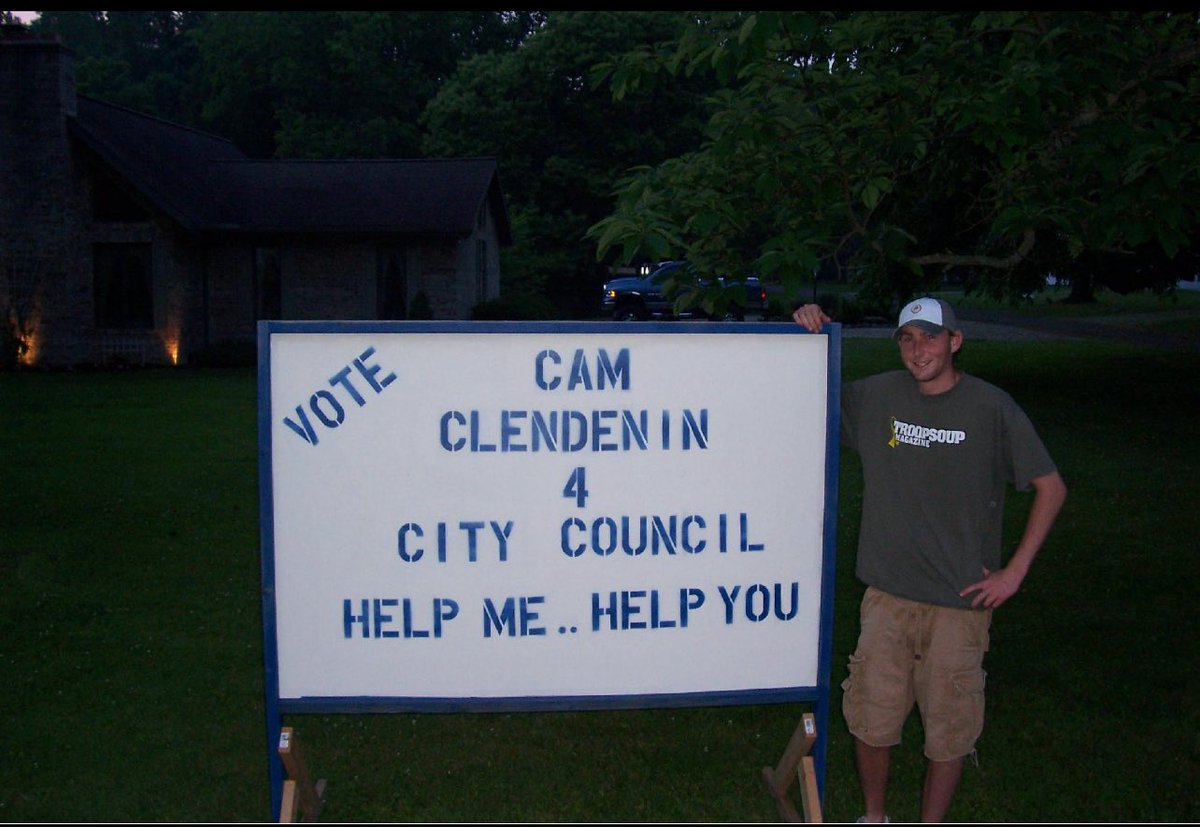 CamEleanorWV's tweet photo. Time flies when you are having fun, right? I found an old picture from Eleanor’s 2006 town election when I was 22. #EleanorWV #HelpMeHelpYou https://t.co/HxGaOiHvKw