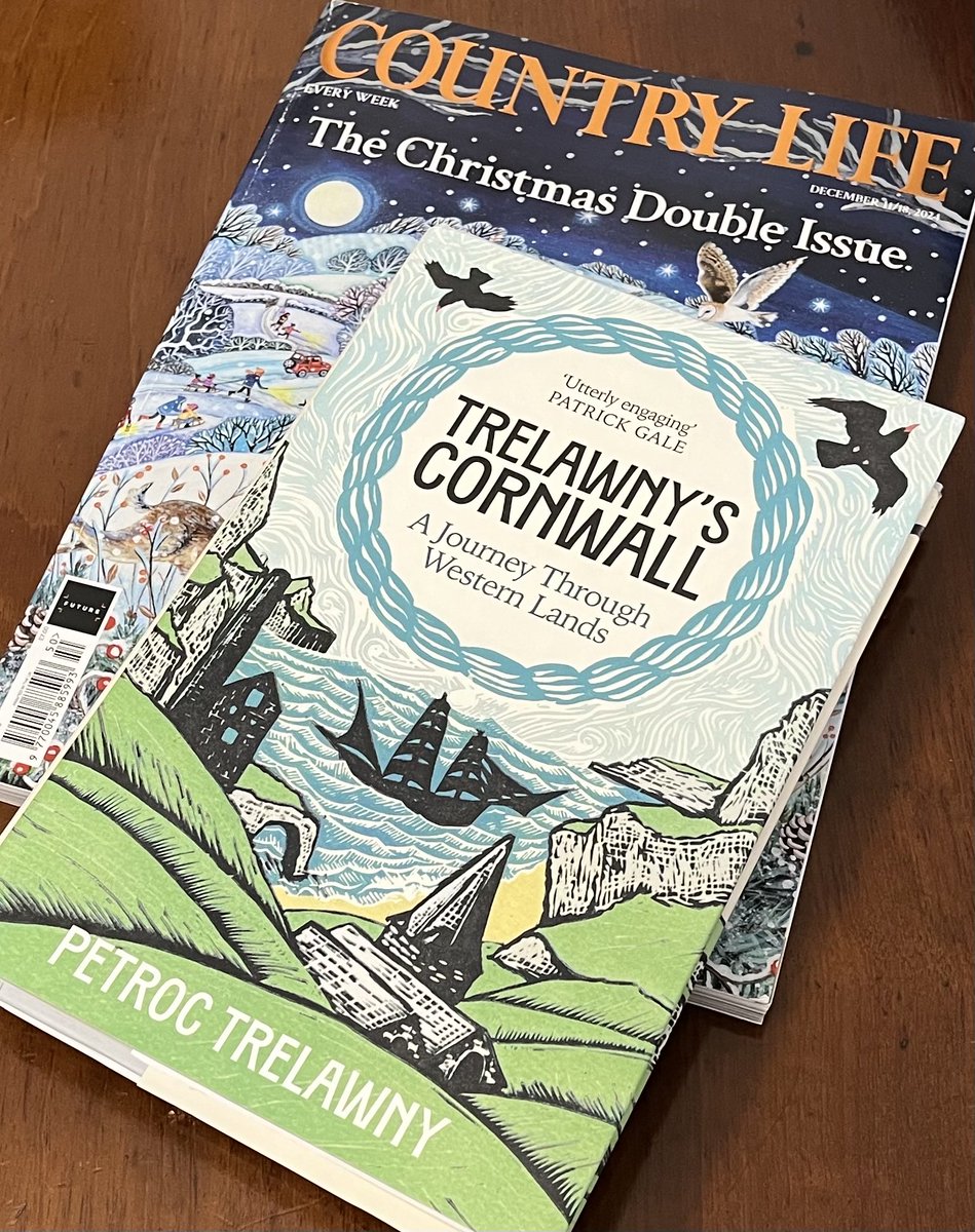 Thanks to Kate Green and @GavinPlumley for chosing Trelawny’s Cornwall as a <a href="/Countrylifemag/">Country Life</a> book of the year. ‘A poignant prose poem about the land he loves’ (GP) ‘non-self-indulgent …. extremely moving’ (KG). ⁦<a href="/wnbooks/">W&N</a>⁩