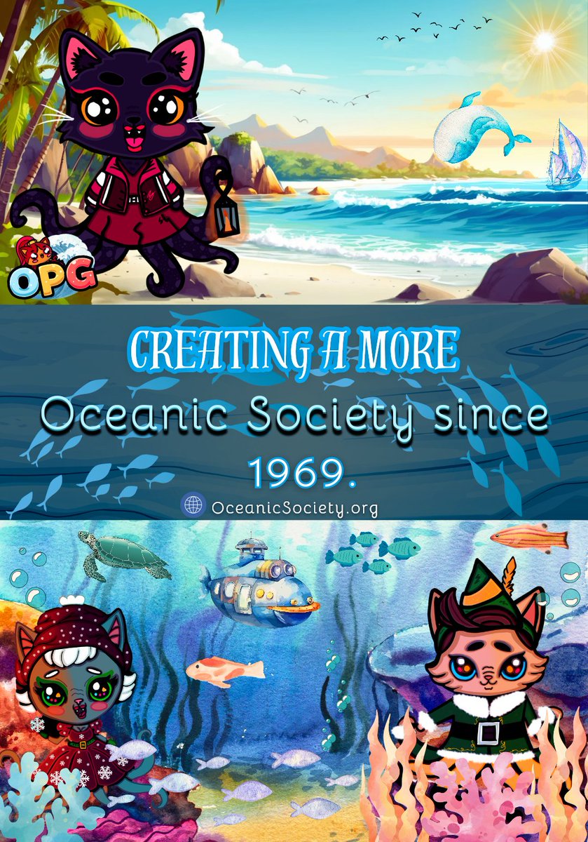 ✨️NicOG✨️💋💨 (@cryptonicog) on Twitter photo Let's talk about <a href="/OceanicSociety/">Oceanic Society</a>:
Who I will be giving 50% of OPG / OPGGENZ sales to for month of December! ❤️✨️
So who is The Oceanic Society?🌊✨️
Founded in San Francisco in 1969, Oceanic Society is America’s oldest nonprofit dedicated to protecting our blue planet. Let's talk about <a href="/OceanicSociety/">Oceanic Society</a>:
Who I will be giving 50% of OPG / OPGGENZ sales to for month of December! ❤️✨️
So who is The Oceanic Society?🌊✨️
Founded in San Francisco in 1969, Oceanic Society is America’s oldest nonprofit dedicated to protecting our blue planet.