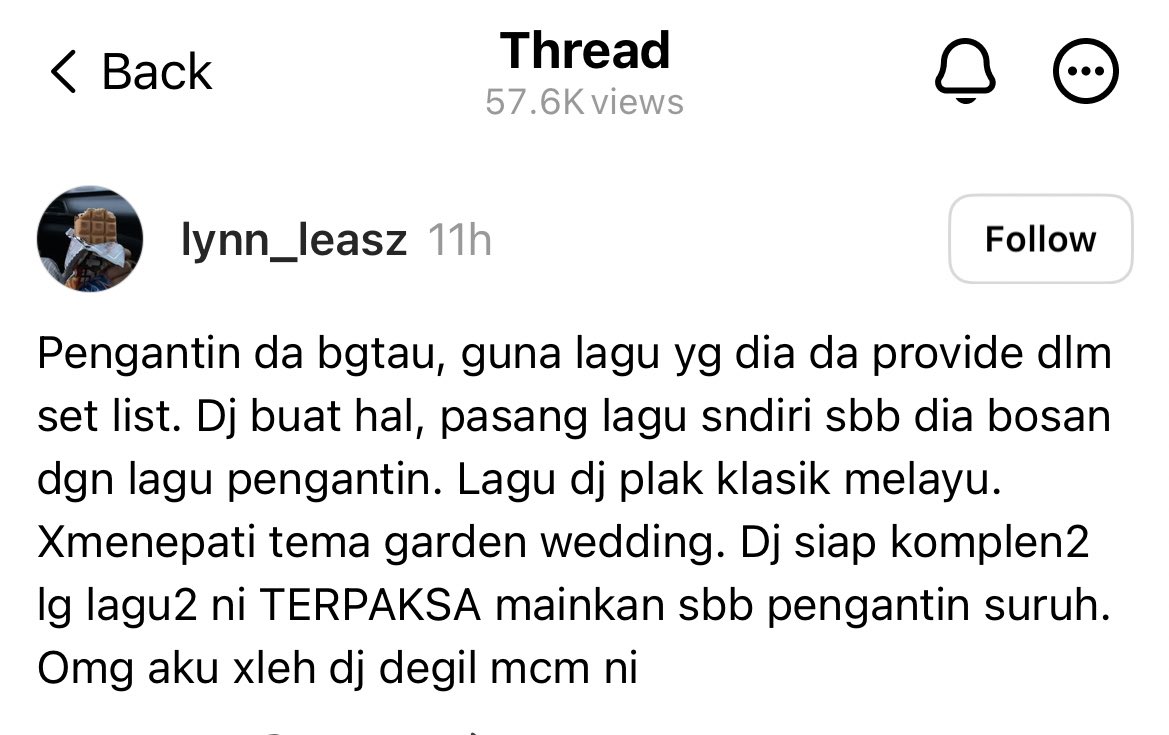 localrkyt's tweet photo. selalu DJ syok sendiri memang gitu.. Orang dah bayar kot ikut je lah request orang 🤦🏻‍♂️ https://t.co/mzVX8ZT84u