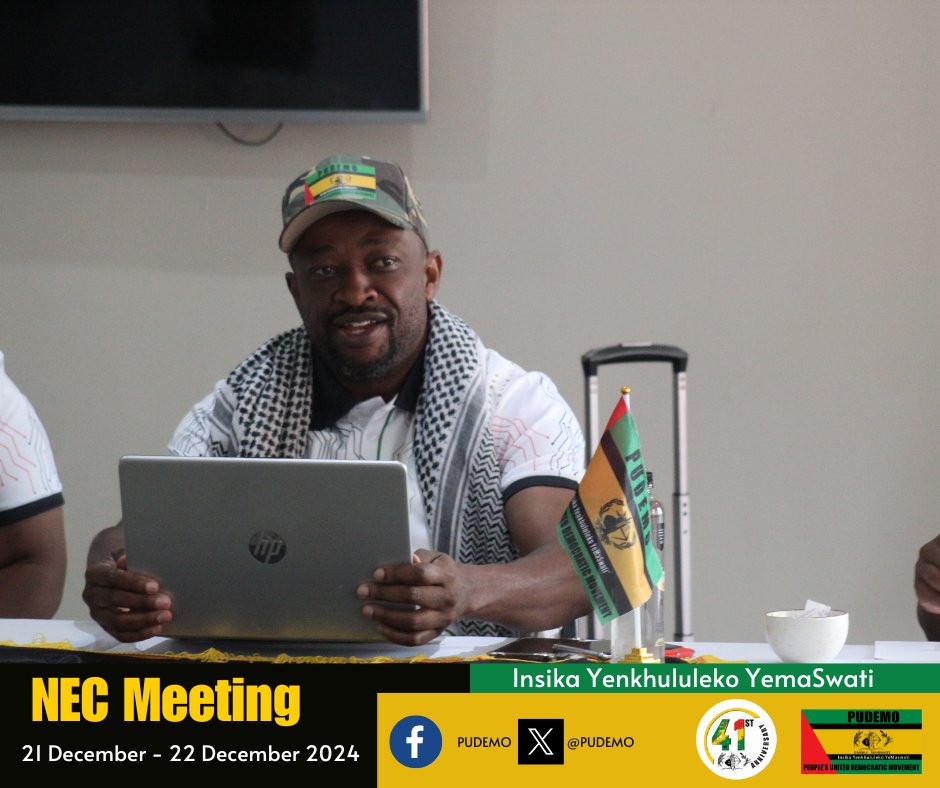 PUDEMO President Cde Mlungisi Makhanya is delivering a political update to the NEC meeting currently underway in Johannesburg. The political update sheds some light on the state of politics in our country, the region and globally.