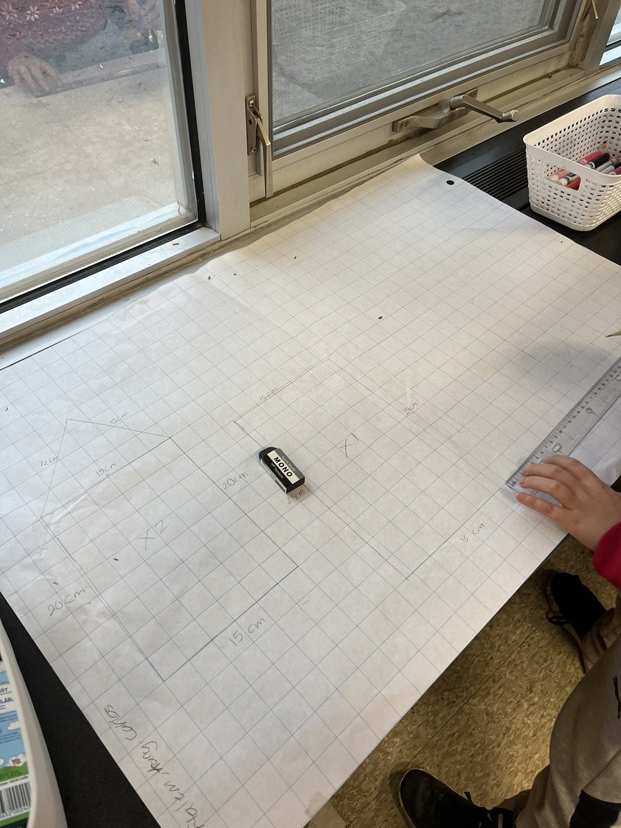 StBernBears's tweet image. Ms. Naumik’s grade 5/6 class used their knowledge of metric units to plan, design & measure their own gingerbread houses yesterday. Christmas math is so much fun! 🎄📏 @WCDSBLearns #wcdsbmath