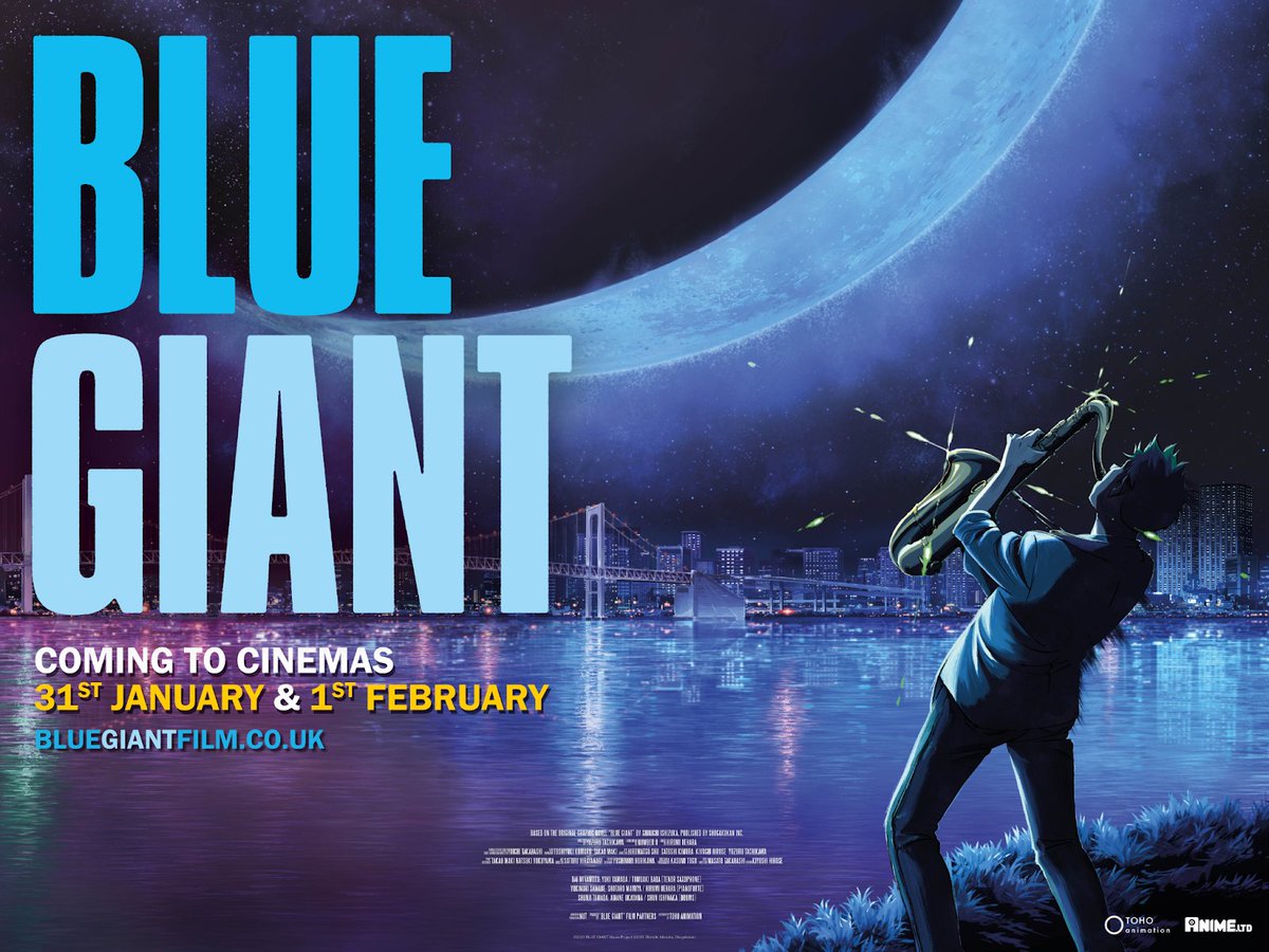 📽️ NEW SCREENING! 📽️

On 16th January, we're showing the spectacular jazz anime BLUE GIANT at the <a href="/BFI/">BFI</a> IMAX, with an intro and live saxophone performance from musician <a href="/TomoakiBaba/">馬場智章/ Tomoaki Baba</a>! 🎷
