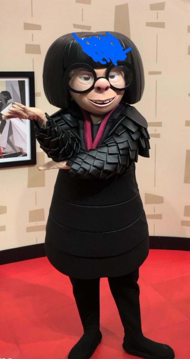 Whislee's tweet photo. @elonmusk Is this Edna from the Incredibles? https://t.co/JE1RdwNcZI