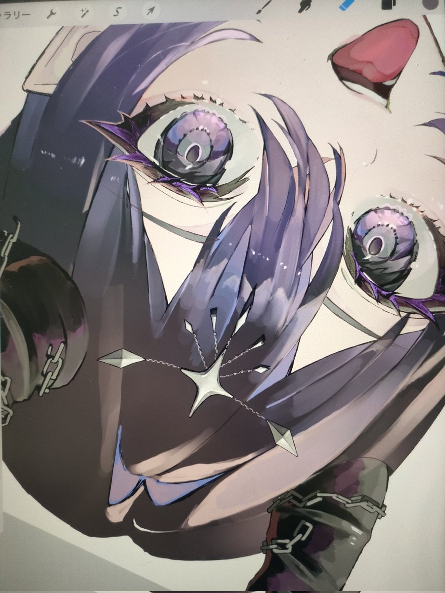 *✡〜制作途中〜★✦*
#絵描きさんと繋がりたい #みんなで楽しむTwitter展覧会 #イラスト練習中