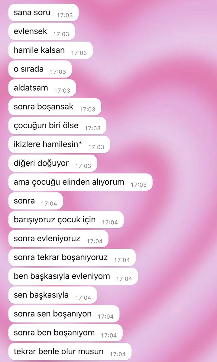 kızlar sacma sorular sorma isini de erkeklere kaptırmısız ben tecili bozdurmaya gidiyorum allaha emanetsiniz