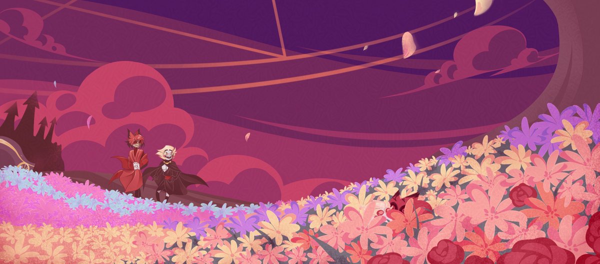 nekophy_SC's tweet photo. C0mmission  I did for @fandomsuffering ! 🧎‍♂️✨ There's just something super special about  chapter 15 of Theoxenia.. Such a magnificent work of art and I'm glad I  get to illustrate it www 💖

Check out the fic; https://t.co/XKafMAnlVw

#hazbinhotel #radioapple https://t.co/aocwoiT7b0