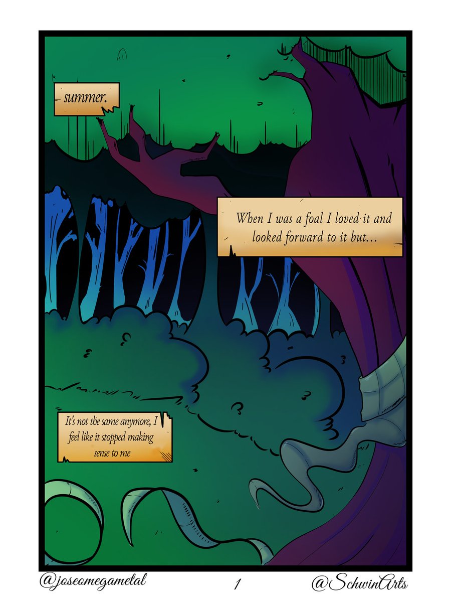 joseomegametal's tweet image. The balaje.
collaboration with @SchwinArts
Part 1.
Page 1-3.
#MLP #comic #webcomic #mlpoc