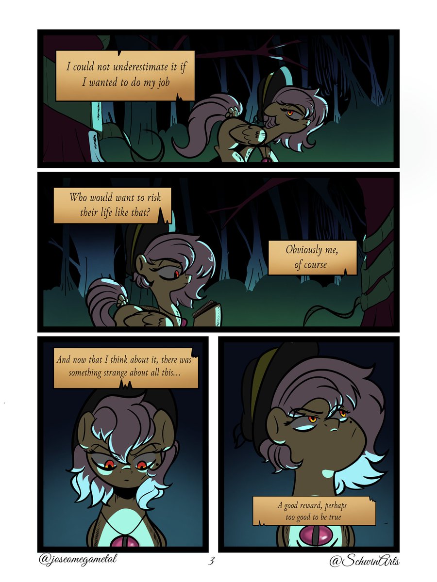 joseomegametal's tweet image. The balaje.
collaboration with @SchwinArts
Part 1.
Page 1-3.
#MLP #comic #webcomic #mlpoc