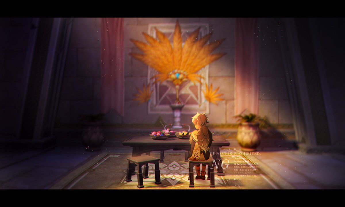 Deep longing.
#Sethos #GenshinImpact