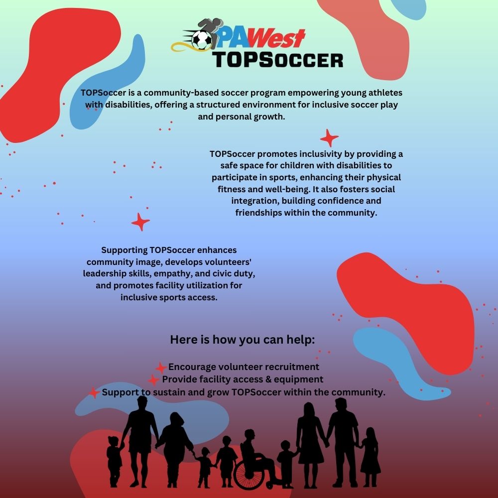 SoccerPAWest's tweet image. Want to get involved with TOPSoccer?!

Here's how you can! ➡️: ow.ly/Smlw50TzmuF

#TOPSoccer #AbilityNotDisability