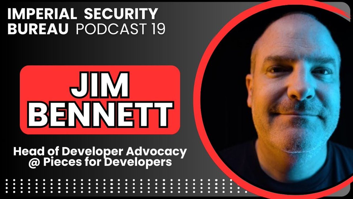 Pieces for Developers (@getpieces) on Twitter photo Love podcasts, tech & Star Wars?
Then you've got to check out this new episode of the Imperial Security Bureau Podcast featuring our amazing Head of Dev Advocacy <a href="/jimbobbennett/">Jim Bennett</a>!
Give it a watch (or listen) and let us know what you think! 👇 Love podcasts, tech & Star Wars?
Then you've got to check out this new episode of the Imperial Security Bureau Podcast featuring our amazing Head of Dev Advocacy <a href="/jimbobbennett/">Jim Bennett</a>!
Give it a watch (or listen) and let us know what you think! 👇