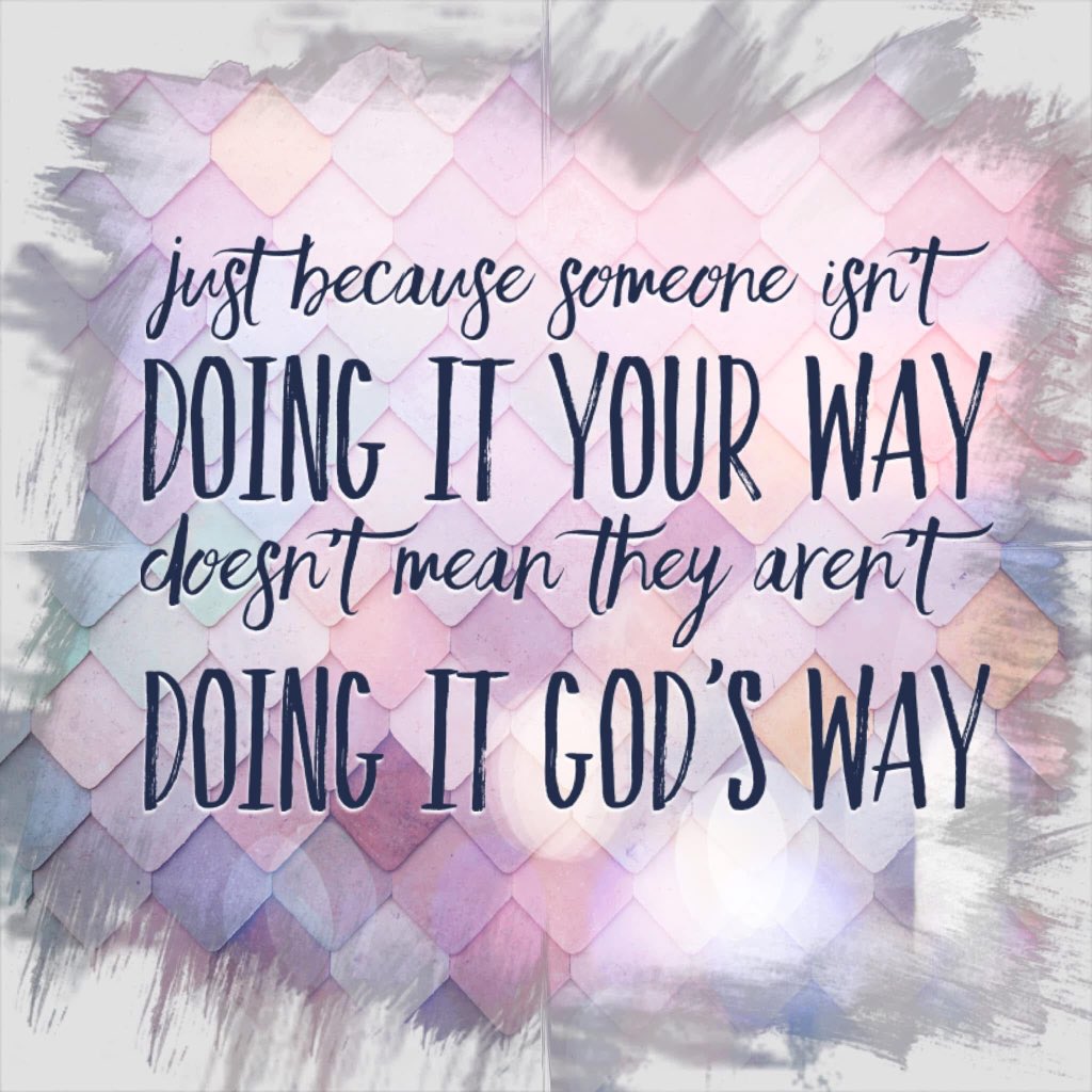 "But Peter and the apostles answered them and said, 'It is necessary to obey God rather than men!'" Acts 5:29

Never assume that someone has not prayed about something, or been obedient to God in their actions, just because you do not agree with them.