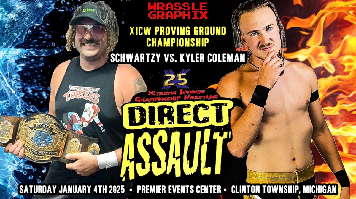 2️⃣5️⃣DIRECT ASSAULT2️⃣5️⃣

XICW tickets make for great stocking stuffers!

🗓️ Saturday January 4th 2025

🏢 Premier Events Center
20400 S. Nunneley Rd
Clinton Twp 48035

🚪6:30pm
🛎️7:30pm

🎟
xicw.info/tickets/