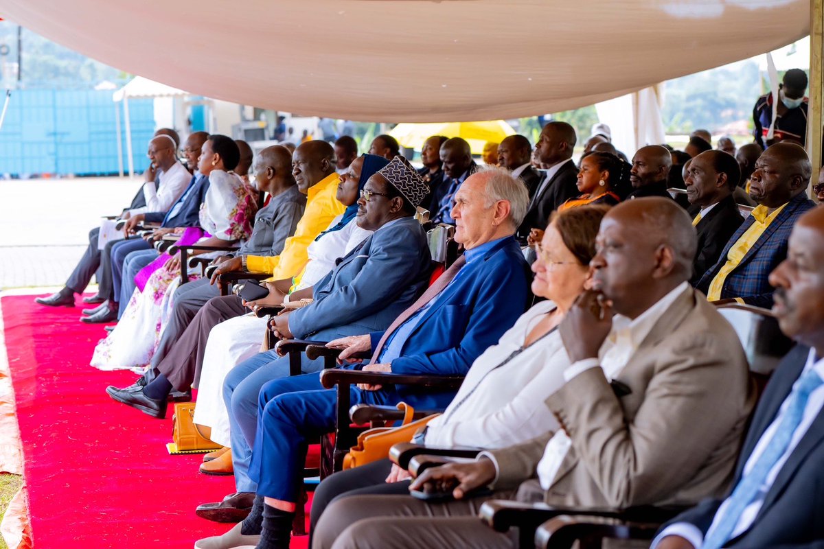 KagutaMuseveni's tweet photo. We have started optimising the transport system. The revived economy has led to an increase in the number of cars on our roads, which cannot effectively handle the resulting pressure. We have various types of cargo—dry, wet, petroleum products—and passenger traffic, all competing for space on the roads.

I am pleased that we are progressing on the Standard Gauge Railway (SGR), which will extend from Malaba to Kampala and onward to Packwach and Kasese. Additionally, we will continue to enhance our water transport systems. We have just begun, and we will keep improving.