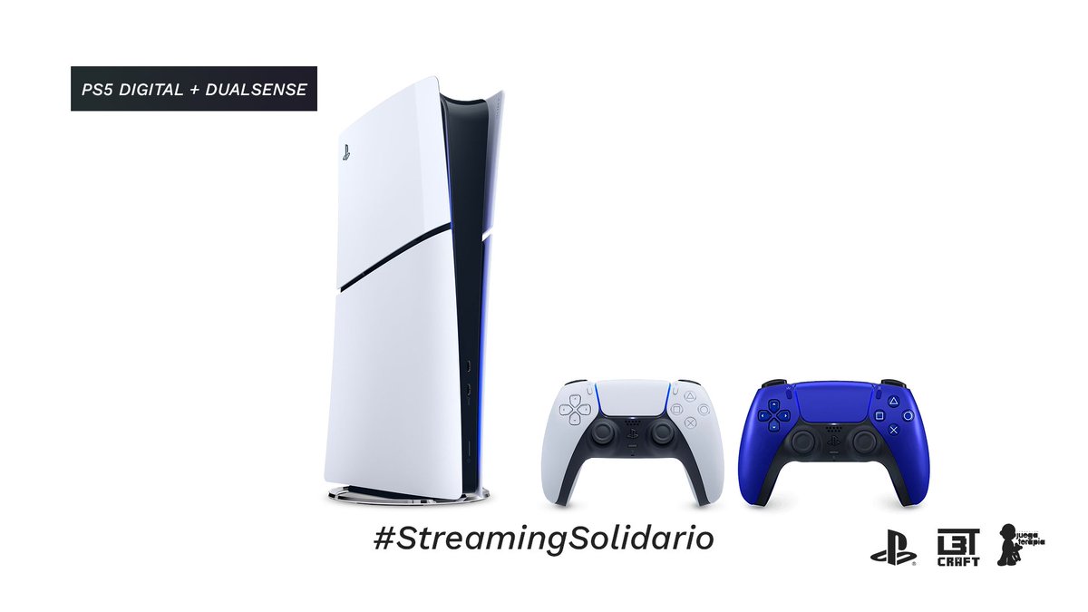 L3tCraft's tweet image. Superamos los 60.000€ donados en está decima edición del #StreamingSolidario a favor de @juegaterapia ☺️
Desbloqueamos el pack de @PlayStationES 😉
➡️Estamos en nuestro canal de Twitch 💜