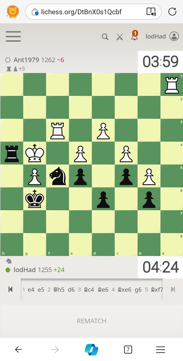 Seperti dalam permaianan catur, sebagai manusia tidak jarang saya mengambil keputusan yg buruk, tapi hidup terus berjalan tanpa bisa diulang

Maka untuk diriku buatlah langkah² terbaik di masa sekarang dan di masa depan

lichess.org/DtBnX0s1Qcbf