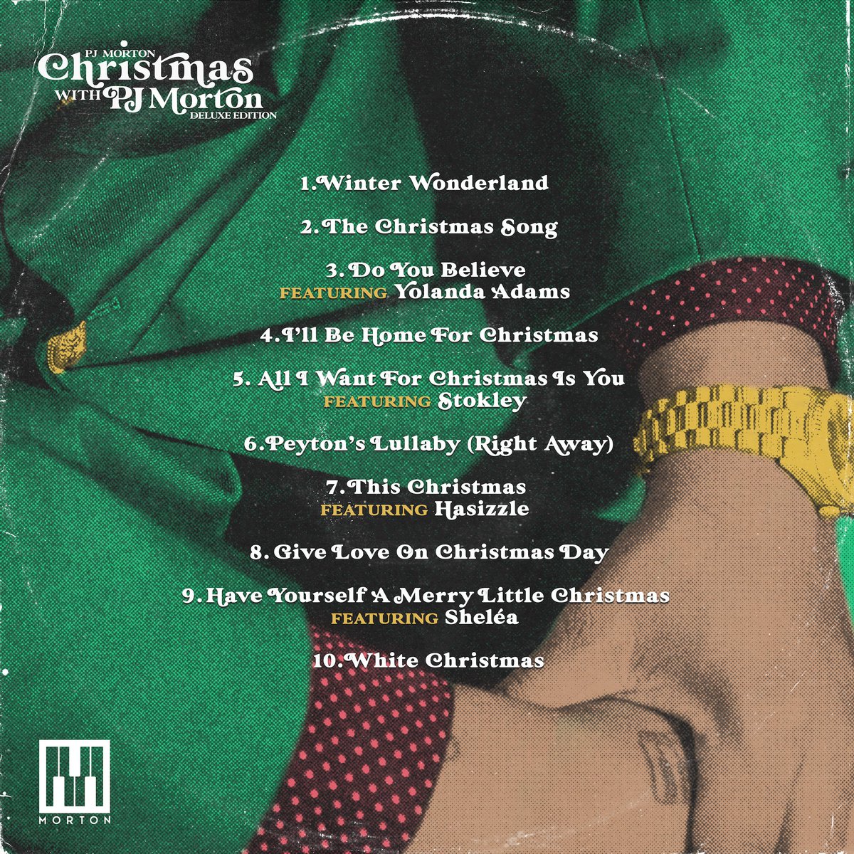 PJMORTON's tweet photo. It’s officially the most wonderful time of the year! What’s your favorite song from my Christmas album, #ChristmasWithPJ? 🎄🎹🎶 

Listen: https://t.co/UR6GncjXZw https://t.co/kwiXoIYPLL