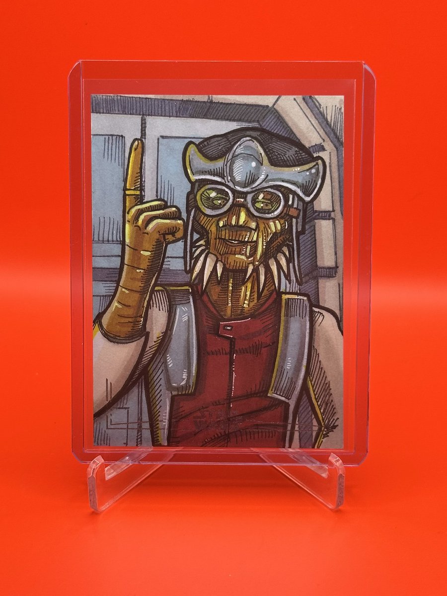 Jedi_Baxter's tweet photo. Day 27 of #30daysofgalaxy ripping a 2024 Star Wars Galaxy Chrome pack each day until Christmas! #thehobby #starwars #baxterbreaks #4daysuntilchristmas
Today’s Hits: Silver Foil Sketch of Hondo Ohnaka by Michael Mastermaker & The Lost Jedi’s Return https://t.co/hNWs3mj5Tb