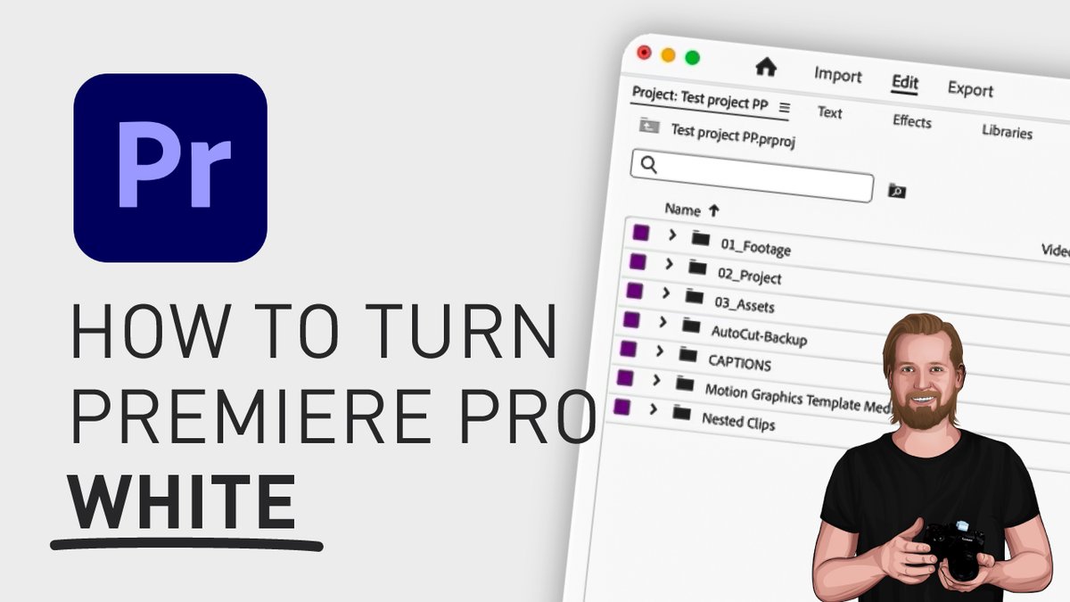 davidlindgren89's tweet image. ⏱ 47-sec tutorial:
How to turn Premiere Pro white
💻 Watch the tutorial here:
#PremiereProTips #EditInPremierePro #PremiereProEditor #AdobePremiere #AdobePremierePro