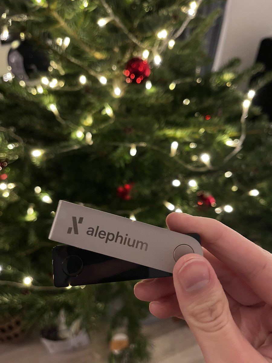 Christmas came early this year 😍

Thanks <a href="/alephium/">Alephium</a> !