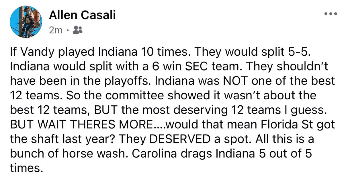 AllenCasali's tweet photo. If you don’t agree, you don’t know ball and argue with stop signs. https://t.co/44NJDyj2J1