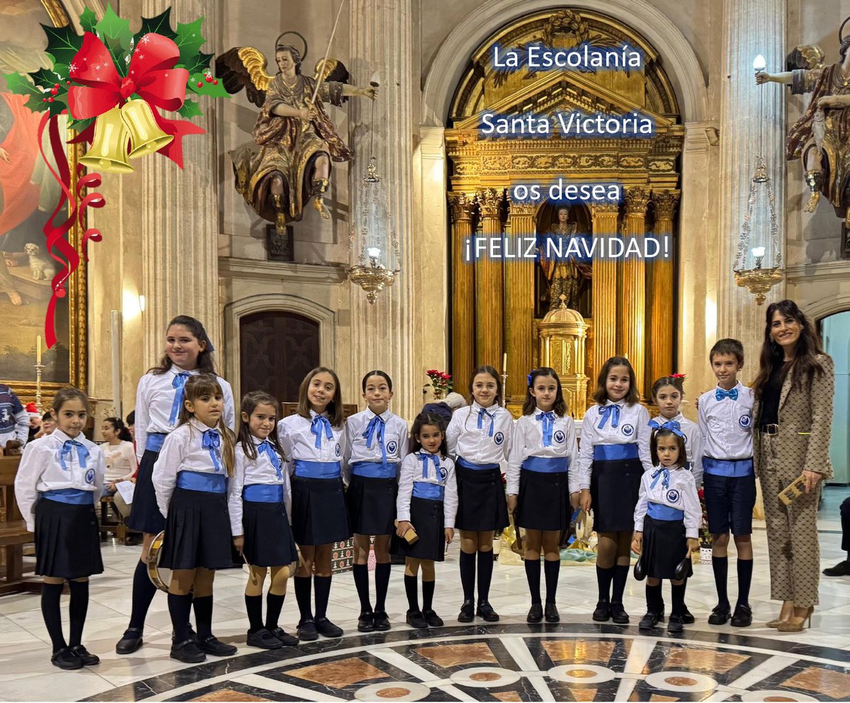 Xedara's tweet photo. 🎶Gran Concierto de Navidad 2024, de la mano de la Escolanía Santa Victoria. Un placer dirigir a estos pequeños artistas 🎶 #FelizNavidad2024 #villancicosnavidad https://t.co/2SyXarxevf