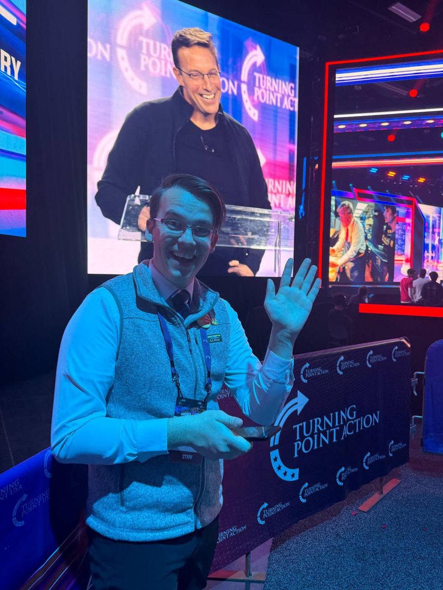 brandon_maly's tweet photo. We are having a blast with 20,000+ patriots at America Fest in Phoenix. The days are long, but the energy is high. What energizes me most is hearing such positive feedback about my Wisconsin team! @tpaction

"Sam is just the most infectious positive person! He has been so so helpful and has been such a joy! Always is asking what he can do to help and checking in on all of our speaker guests." @SamKrieg2000

"Shout out to Dixon for being incredibly organized...never missing a beat! Amazing leadership!" @dixonswolfe 

"She is so energetic and passionate. She was on a roll. We loved her breakout session." @briana15arnold
