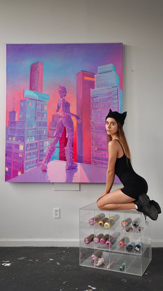 Gm🐈‍⬛
Available. The piece “Let the game begin“ is the first piece in my new series, “The Other Side» Drop «illusions»
 The heroine stands at the start of her life, her game, and her mission. She is beginning a journey filled with choices and decisions that will shape her reality.