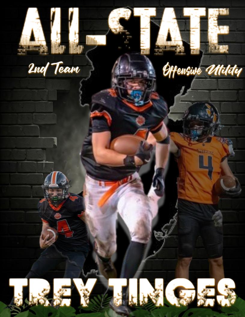 Congrats to our guy, <a href="/TreyTinges/">Trey Tinges</a> for being named to the All-State team! We're proud of you, Trey!!