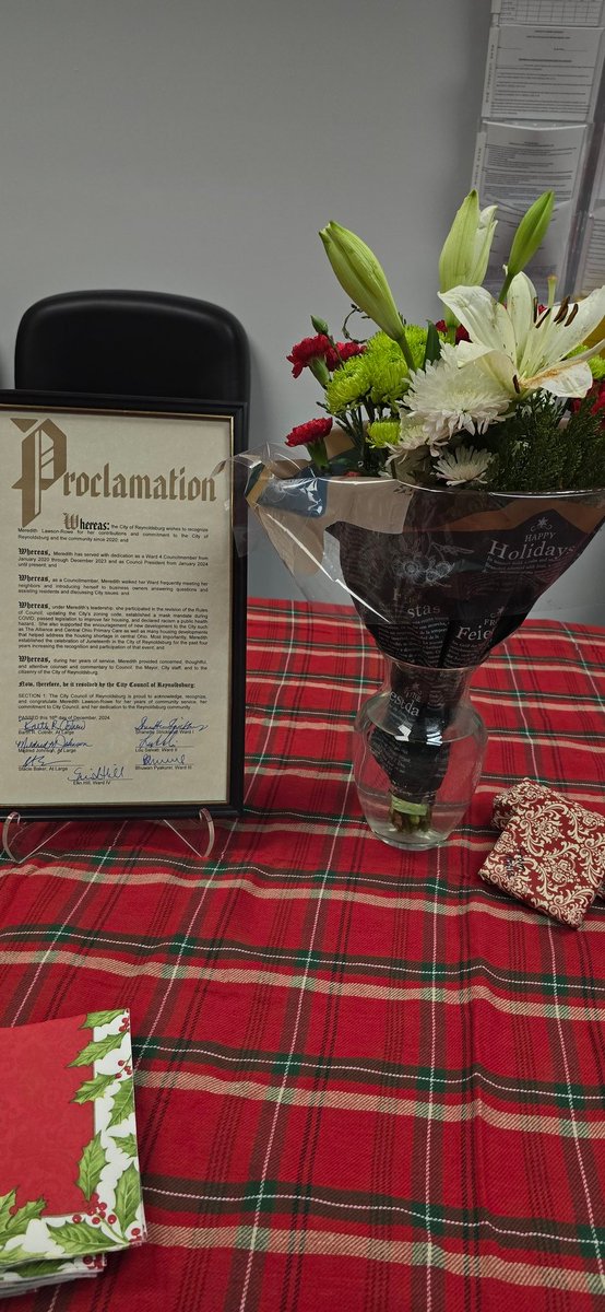 I'm filled with gratitude &amp; a touch of bittersweet emotion as I bid farewell to being your Council President. As I prepare to represent Reyn &amp; all of HD5, know I will carry your voices, values, and vision with me. I will continue to be at your service. #LawsonRoweForOhio