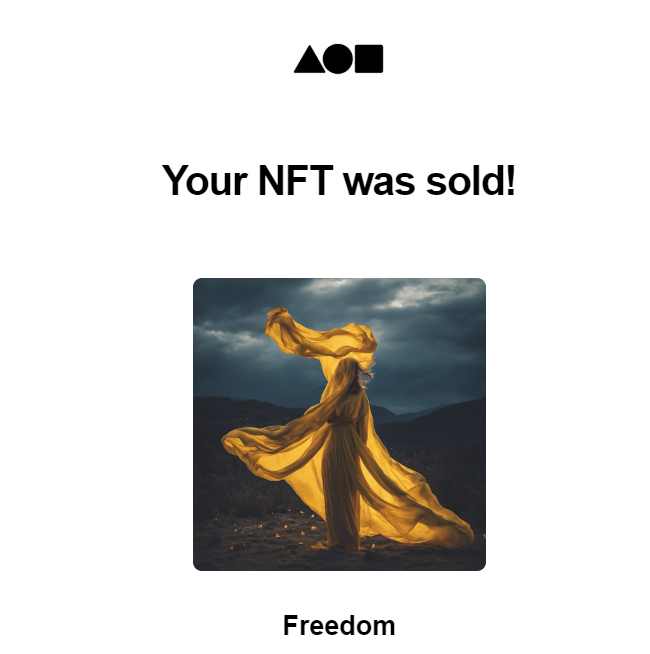 SOLD 🎉

I'm truly happy to see my art Freedom finding a new home. Thank you so much whoever collected. 😍

This was definitely a great end-yet gift to me. 🥰🙏 GM