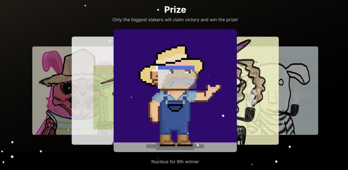 artnesh's tweet photo. And there are also some great Creators today who donated some NFTs as prizes; let's give thanks to @NucleusCouncil ๐ป
For those of you who want to donate some NFTs, please send them to my personal wallet 'artnesh.stars'. We would be very grateful for that! ๐๐ https://t.co/7niPws2QUi