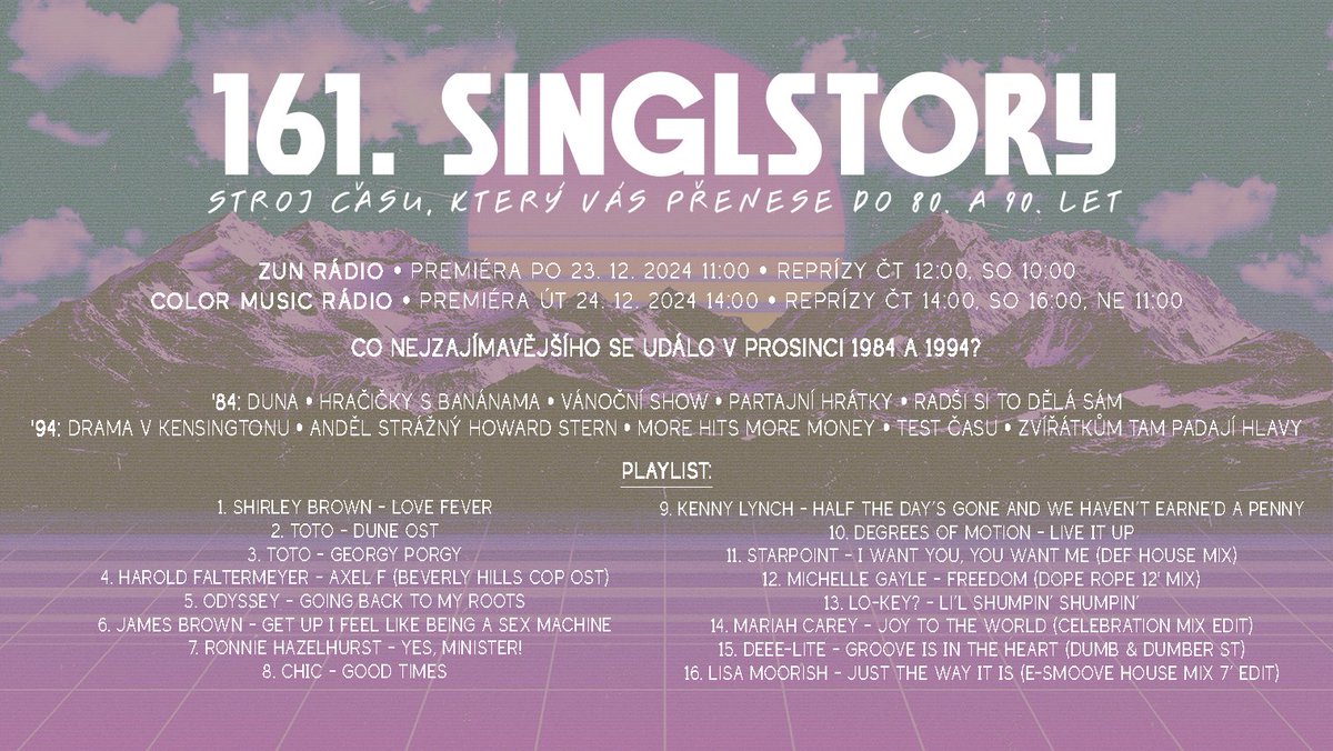 SinglStory's tweet photo. Spáč se musí probudit!😎Nejen epickou Dunu od @DAVID_LYNCH přinášíme tento týden😉
Nový výlet do #historie #80s a #90s se @singlstory již dnes v 11:00 na🌊@zunradio a v úterý ve 14:00 na #colormusicradio📻Těšíme se na vás!😎
#KennyLynch #Starpoint #Dune #KyleMacLachlan #retro https://t.co/HmUvrlBWVU