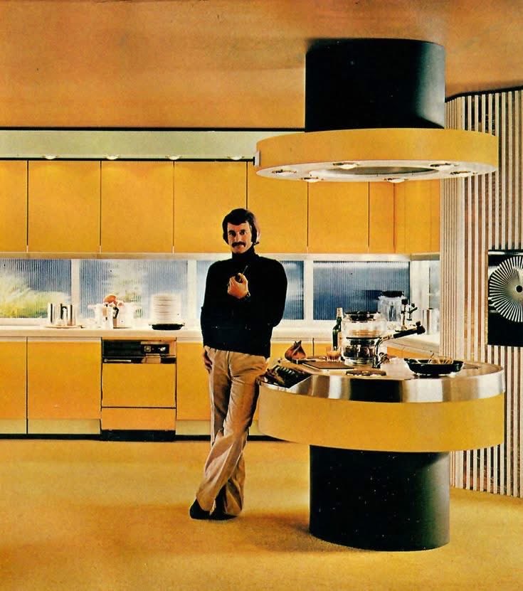 Man, I want this kitchen. Look at that kitchen island.
