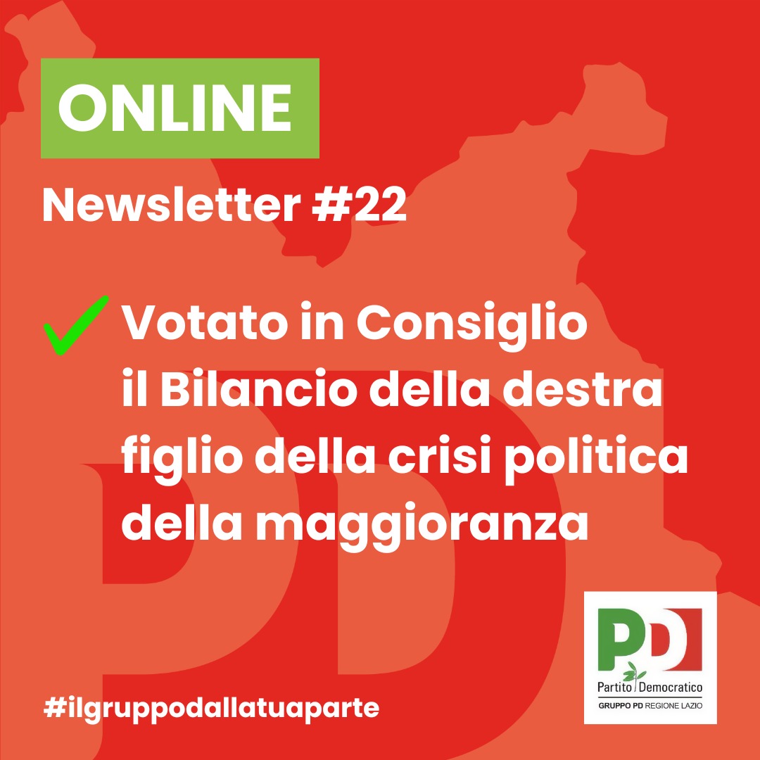 Gruppo Pd Lazio tweet media