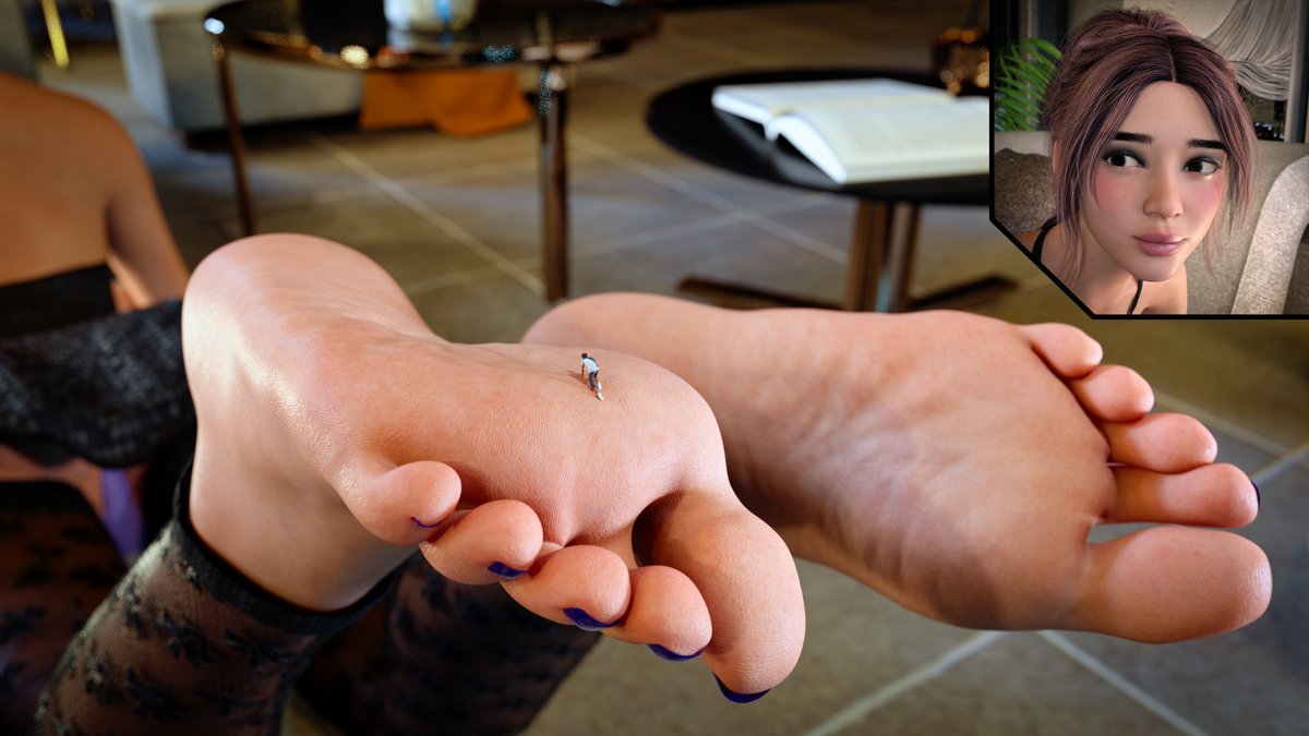 Toying with him some more.

#Giantess #SizeTwitter
