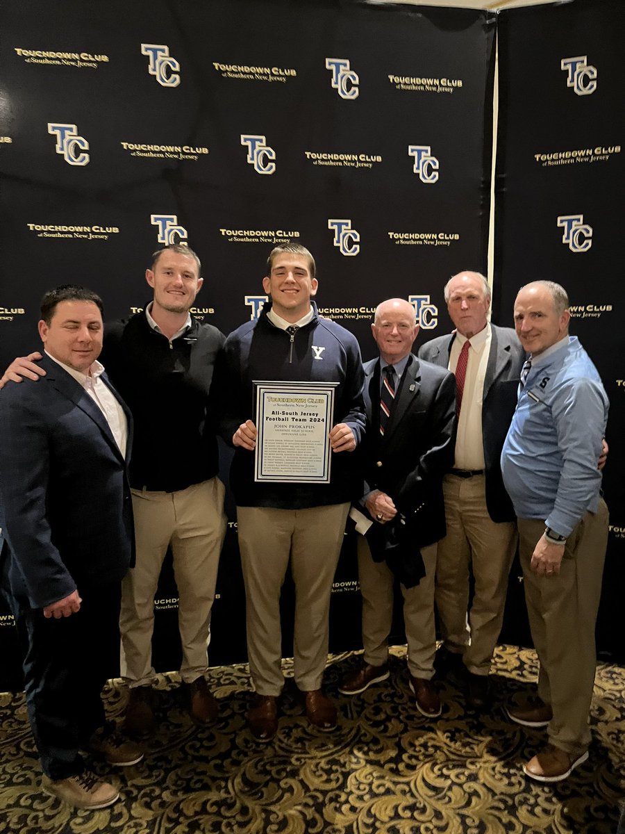 Shawnee Football (@shsrenegadesfb) on Twitter photo Congratulations to John Prokapus on being recognized by the TD Club of South Jersey as an All SJ Player & receiving a Scholar Athlete Award! <a href="/yalefootball/">Yale Football</a> <a href="/TDClubofSJ/">Touchdown Club of Southern New Jersey</a> Congratulations to John Prokapus on being recognized by the TD Club of South Jersey as an All SJ Player & receiving a Scholar Athlete Award! <a href="/yalefootball/">Yale Football</a> <a href="/TDClubofSJ/">Touchdown Club of Southern New Jersey</a>