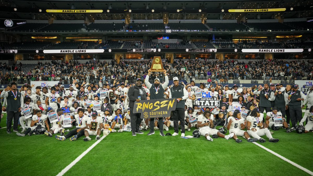 Texas UIL (@uiltexas) on Twitter photo Big congratulations to the Richmond Randle Lions on their first 5A-D2 #UILState Football Championship! 🎉
#UILState🏆🏈| <a href="/RandleFootball/">TRHS Lions Football</a> Big congratulations to the Richmond Randle Lions on their first 5A-D2 #UILState Football Championship! 🎉
#UILState🏆🏈| <a href="/RandleFootball/">TRHS Lions Football</a>