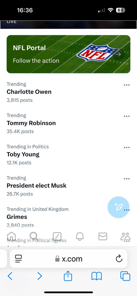 Depressing Twitter trends.