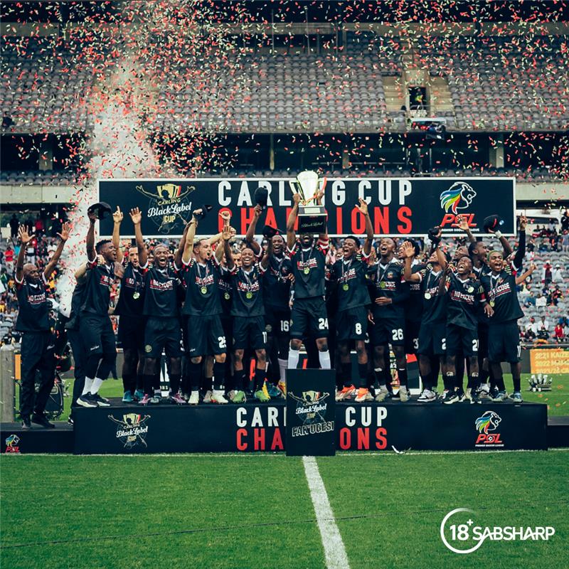 IT’S A WRAP! 🏆
The Carling All-Stars done it again, ending Magesi FC’s remarkable #CarlingCup run! Danko, Magenge, for bringing the heat e-Orlando!🔥 

Shoutout to Magesi FC for a brave fight – you’ve won hearts! ❤️ Siyabonga to all the fans who made this epic! ⚽️ #CarlingCup