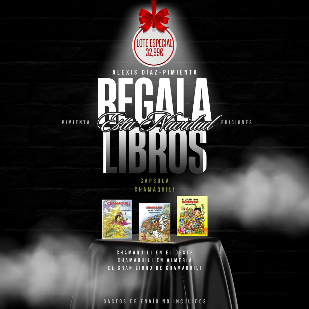 Pimienta Ediciones (@pimientaedicion) on Twitter photo 🎁 Todavía estás a tiempo de encargar nuestros Packs Especiales Navideños para despedir el año. Incluyen lo mejor de la obra de <a href="/DiazPimienta/">Alexis Díaz-Pimienta</a> , un regalo perfecto para apasionados de la lectura:
🛒 info@pimientaediciones.com
#PimientaEdiciones #PackNavideño #Literatura 🎁 Todavía estás a tiempo de encargar nuestros Packs Especiales Navideños para despedir el año. Incluyen lo mejor de la obra de <a href="/DiazPimienta/">Alexis Díaz-Pimienta</a> , un regalo perfecto para apasionados de la lectura:
🛒 info@pimientaediciones.com
#PimientaEdiciones #PackNavideño #Literatura