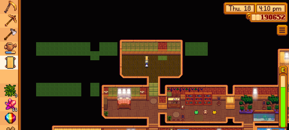 fresiants's tweet photo. @ConcernedApe Hey CA! I'm playing on mobile and I'm having this bug where the wallpaper layout option don't line up. I tried closing then reopening the game + updating the game but nothing helps. I'm wondering if there's anything I could do to fix this? :'D https://t.co/55R8mQMq9C