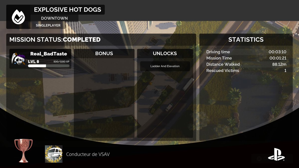 RealBadTaste's tweet photo. Firefighting Simulator-The Squad
Conducteur de TP3 (BRONZE)
Conducteur de VSAV (BRONZE)
Pompier (BRONZE)
Grand arroseur (BRONZE)
#PlaystationTrophy #PS5Share #FirefightingSimulatorTheSquad
Vraiment dommage que les trophées ne se débloquent que pendant le récap' de mission. 🫤 https://t.co/GN9dHJQUzQ