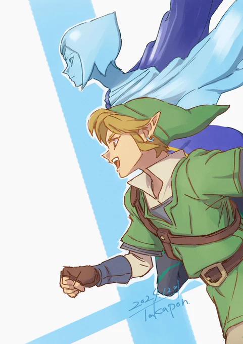 リンクとファイ#ゼルダの伝説 #スカイウォードソード 