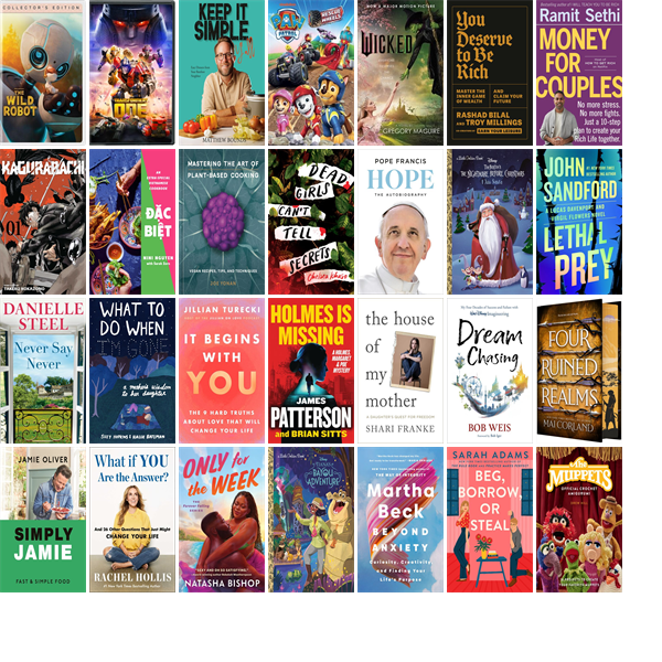 This week the Mesa Public Library has 406 new books and seven new movies.  New items include The Wild Robot. wowbrary.org/nu.aspx?p=954-…