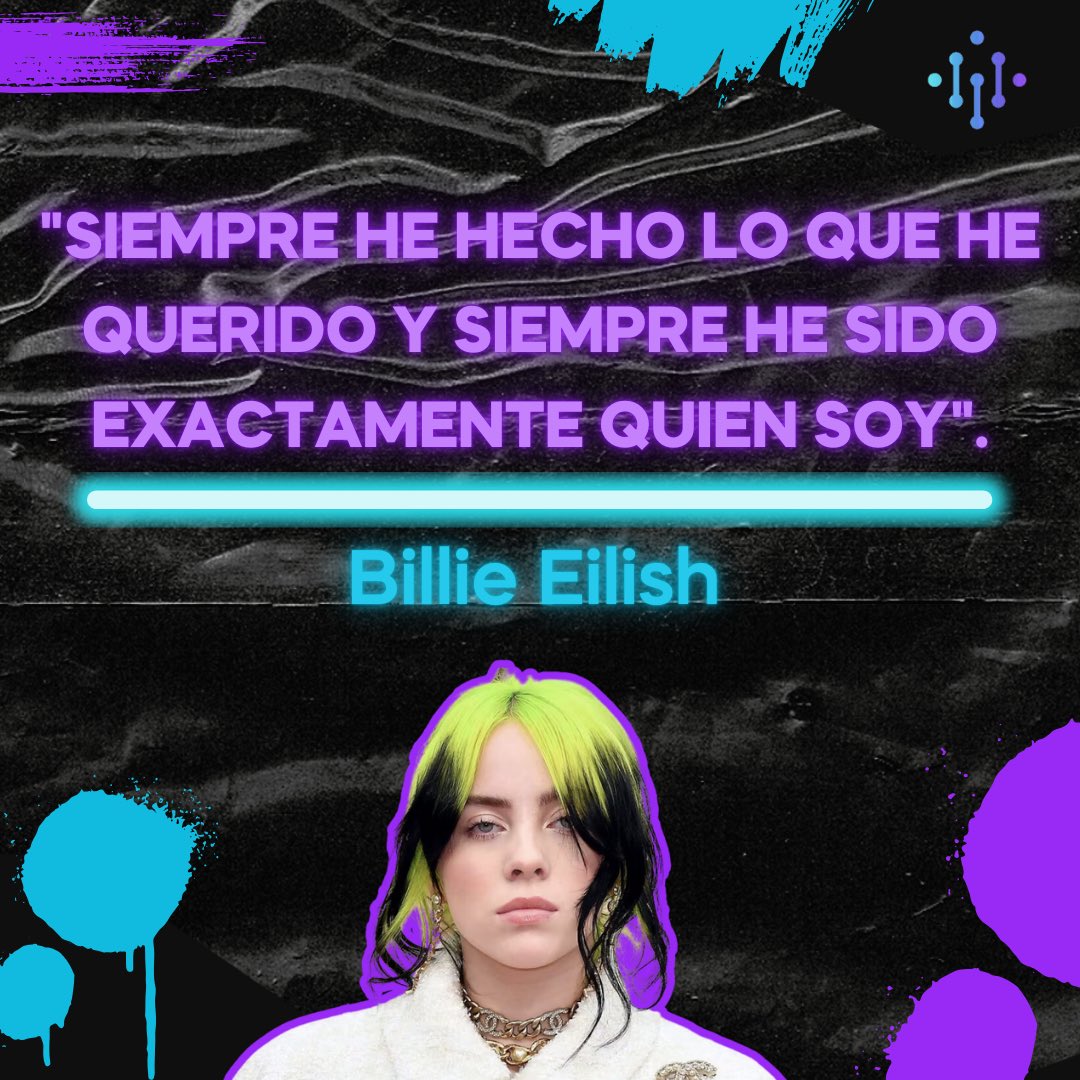 MetaMetricsMx's tweet photo. Una frase que definitivamente deberíamos poner en práctica la que hoy nos deja @billieeilish #FraseGeek ✨
#quotes #cine #movie #legends #films #music #love #artist #thesimpsons #fox #disney https://t.co/ojlLBRkoix