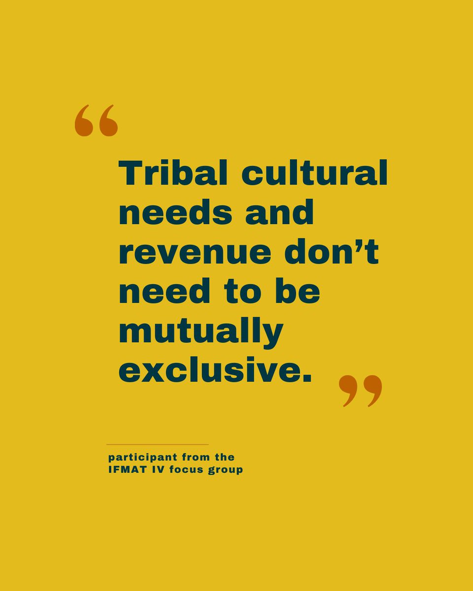 Intertribal_TC's tweet image. “Tribal cultural needs and revenue don’t need to be mutually exclusive”- IFMAT IV Focus Group Participant. Explore more in an ArcGIS StoryMap on Tribal Forestry: arcg.is/0fn985 #BIA #IFMATIV #USFS